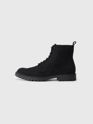 Botki sznurowane Pier One By Zalando czarny