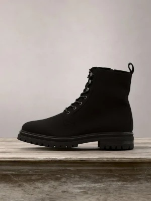 Botki sznurowane Pier One By Zalando czarny