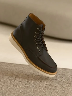 Botki sznurowane Selected