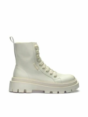 Botki sznurowane Superga beżowy