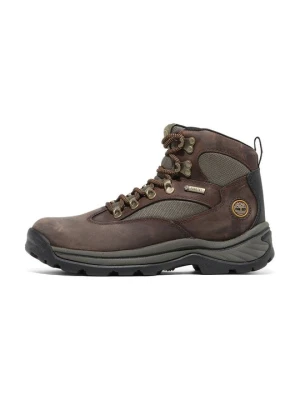 Botki sznurowane Timberland brązowy