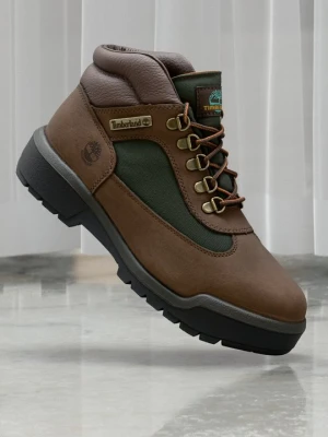 Botki sznurowane Timberland ciemnobrązowy