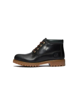 Botki sznurowane Timberland ciemnozielony