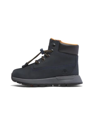 Botki sznurowane Timberland granatowy