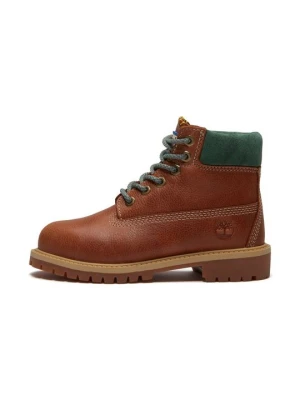 Botki sznurowane Timberland jasny brąz