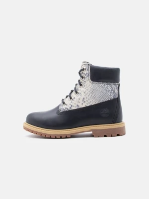 Botki sznurowane Timberland mleczny