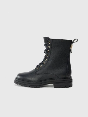 Botki sznurowane Tommy Hilfiger czarny