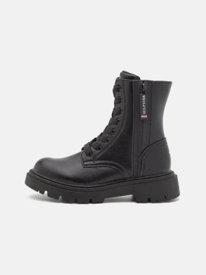 Botki sznurowane Tommy Hilfiger czarny