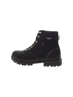 Botki sznurowane U.S. POLO ASSN. czarny