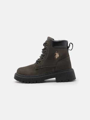 Botki sznurowane U.S. POLO ASSN. oliwkowy