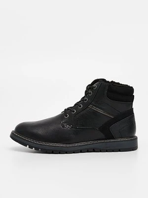 Botki sznurowane Wrangler czarny