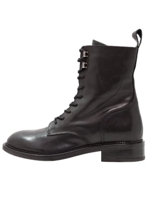 Botki sznurowane Zign By Zalando czarny