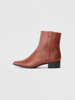 Botki Tommy Hilfiger brązowy