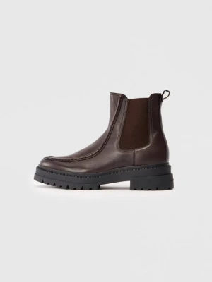 Botki Tommy Hilfiger brązowy