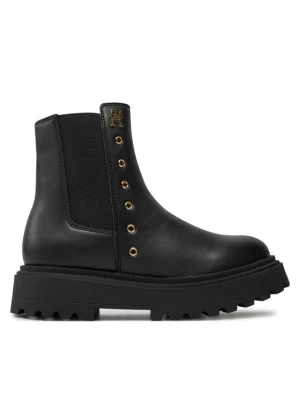 Botki Tommy Hilfiger Chelsea T3A5-33578-1351 S Czarny