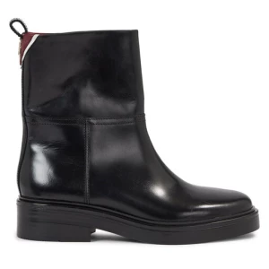 Botki Tommy Hilfiger Cool Elevated Ankle Bootie FW0FW07487 Czarny