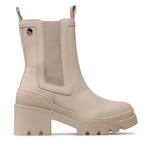 Botki Tommy Hilfiger Heeled Chelsey Boot Bio FW0FW06677 Beżowy