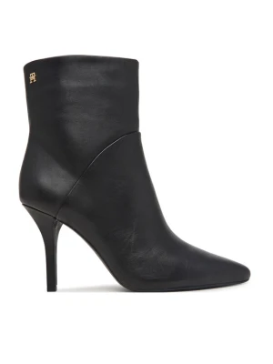 Botki Tommy Hilfiger High Heel Clean Ankle Boot FW0FW09624 Czarny