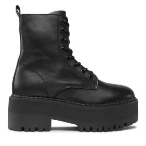 Botki Tommy Jeans Tjw Boot Zip Up EN0EN02305 Czarny