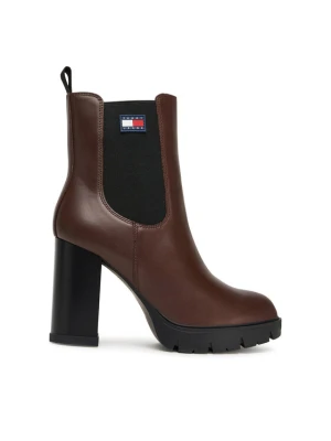 Botki Tommy Jeans Tjw EN0EN02831 Brązowy