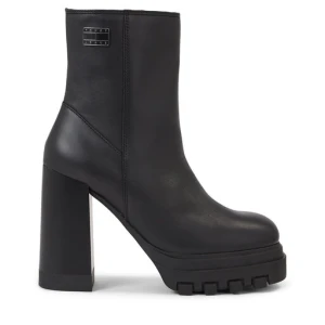 Botki Tommy Jeans Tjw High Heel Ankle EN0EN02256 Czarny