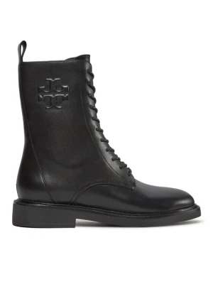 Botki Tory Burch Double T Combat Boot 154336 Czarny
