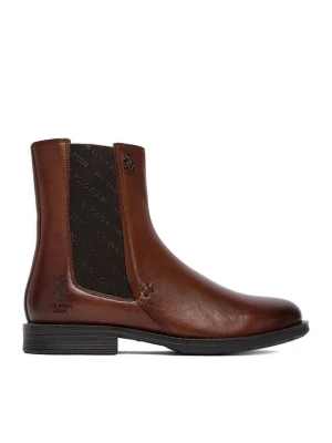 Botki U.S. Polo Assn. CEO-INGRID002W / EL1 Brązowy