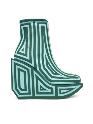 Botki United Nude Wa Bootie Hi 1087993382 Zielony