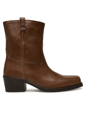 Botki Weekend Max Mara Ranch 2525796034600 Brązowy