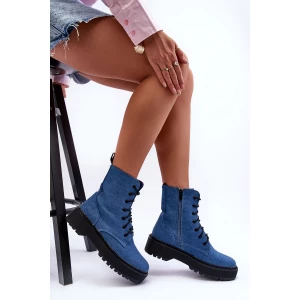 Botki Workery Model Teflorna CLS-270 Blue - Step in style niebieskie