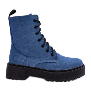 Botki Workery Model Teflorna CLS-270 Blue - Step in style niebieskie