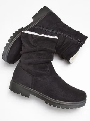 Botki z marszczeniem bonprix