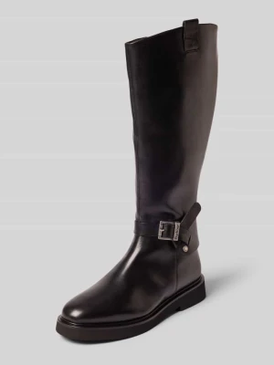 Botki z naturalnej skóry bydlęcej Barbour Czarny