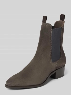 Botki z naturalnej skóry bydlęcej model 'St Broomly' Gant Ciemnoszary