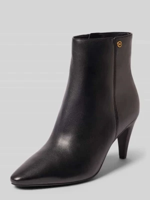 Botki z naturalnej skóry model 'DANIELA' Michael Kors Czarny