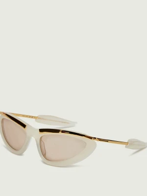 Bottega Veneta Okulary przeciwsłoneczne BV1477S biały