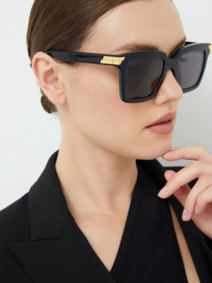 Bottega Veneta okulary przeciwsłoneczne czarny