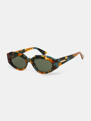 Bottega Veneta okulary przeciwsłoneczne damskie kolor brązowy BV1392S