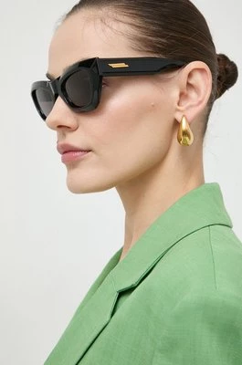 Bottega Veneta okulary przeciwsłoneczne damskie kolor czarny BV1251S