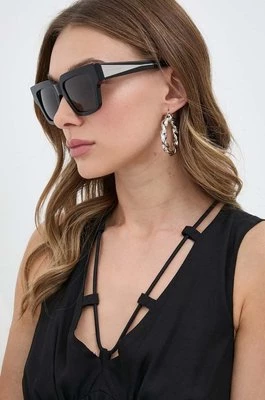 Bottega Veneta okulary przeciwsłoneczne damskie kolor czarny BV1276S