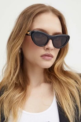 Bottega Veneta okulary przeciwsłoneczne damskie kolor czarny BV1282S