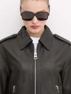 Bottega Veneta okulary przeciwsłoneczne damskie kolor czarny BV1317SK
