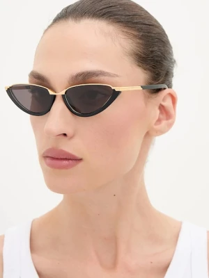 Bottega Veneta okulary przeciwsłoneczne damskie kolor czarny BV1346S