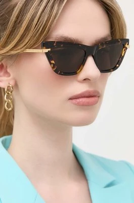 Bottega Veneta okulary przeciwsłoneczne damskie kolor szary