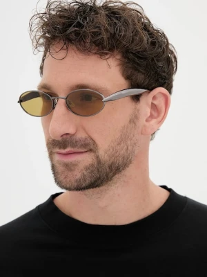 Bottega Veneta okulary przeciwsłoneczne kolor żółty BV1386S