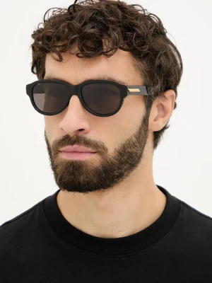 Bottega Veneta okulary przeciwsłoneczne męskie kolor czarny BV1410S