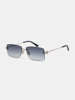 Bottega Veneta okulary przeciwsłoneczne męskie kolor srebrny BV1126S