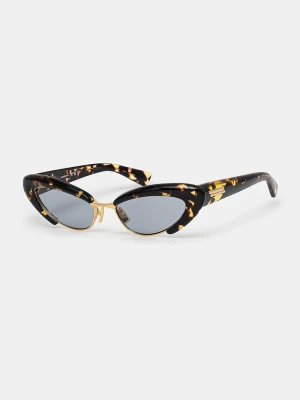 Bottega Veneta okulary przeciwsłoneczne pomarańczowy