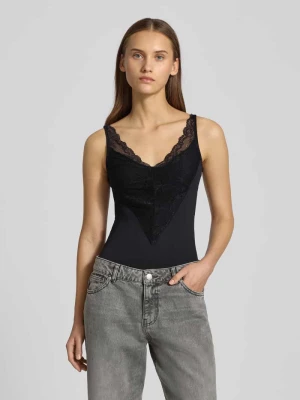 Boty bieliźniane ze wstawką z koronki model ‘OLIVIA’ Pieces