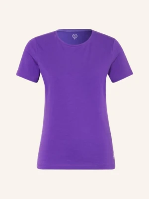 Boviva T-Shirt Z Obszyciem Ozdobnymi Kamykami lila